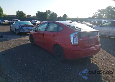 2012 Toyota Prius Three z USA, uszkodzony, nr VIN JTDKN3DU7C1482604